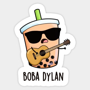 Boba Dylan Cute Boba Tea Pun Sticker